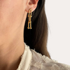Fjorna | Women's Jewelry Set Gold Stainless Steel 3-Piece Elegant Design 2