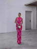 Fjorna | Women's Maxi Dress Floral Print Size M Polyester 0