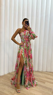 Fjorna | Women's Maxi Dress Floral Size M Polyester 6