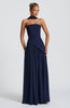 Fjorna | Women's Maxi Dress Navy Size M Crepe 6
