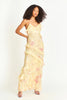 Fjorna | Women's Maxi Dress Pastel Size M Chiffon 7