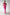 Fjorna | Women's Maxi Dress Pink Floral Mesh Polyester 1