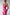 Fjorna | Women's Maxi Dress Pink Floral Mesh Polyester 7
