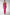 Fjorna | Women's Maxi Dress Pink Floral Mesh Polyester 8