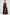 Fjorna | Women's Maxi Dress Plum Brown Non-Stretch Crepe with Thigh-High Split 7