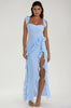 Fjorna | Women's Maxi Dress Plum Size M Lightweight 3