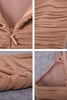 Fjorna | Women's Maxi Dress Tan Brown Size M Polyester 8