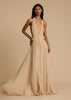 Fjorna | Women's Maxi Gown Beige Size M Polyester 0