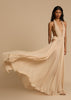 Fjorna | Women's Maxi Gown Beige Size M Polyester 2