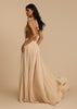 Fjorna | Women's Maxi Gown Beige Size M Polyester 4