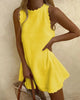 Fjorna | Women's Mini Dress White Size S Linen 6