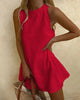 Fjorna | Women's Mini Dress White Size S Linen 8