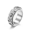 Fjorna | Women's Ring Gold Stainless Steel Celestial Design 2
