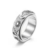 Fjorna | Women's Ring Gold Stainless Steel Celestial Design 2