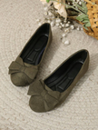 Fjorna | Women's Slip-On Shoes Black Soft Material Comfortable All-Day Wear 2