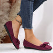 Fjorna | Women's Slip-On Shoes Black Soft Material Comfortable All-Day Wear 5
