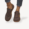 Fjorna | Women's Sneakers Gray Suede Casual Comfortable Stylish 4