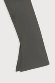 FJØRNA split sleeve mini dress in slate grey, featuring stylish split sleeves and a fitted silhouette.