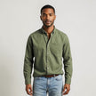 Men's FJØRNA classic long sleeve button-up casual shirt, shown in a relaxed fit with a collar and button front.