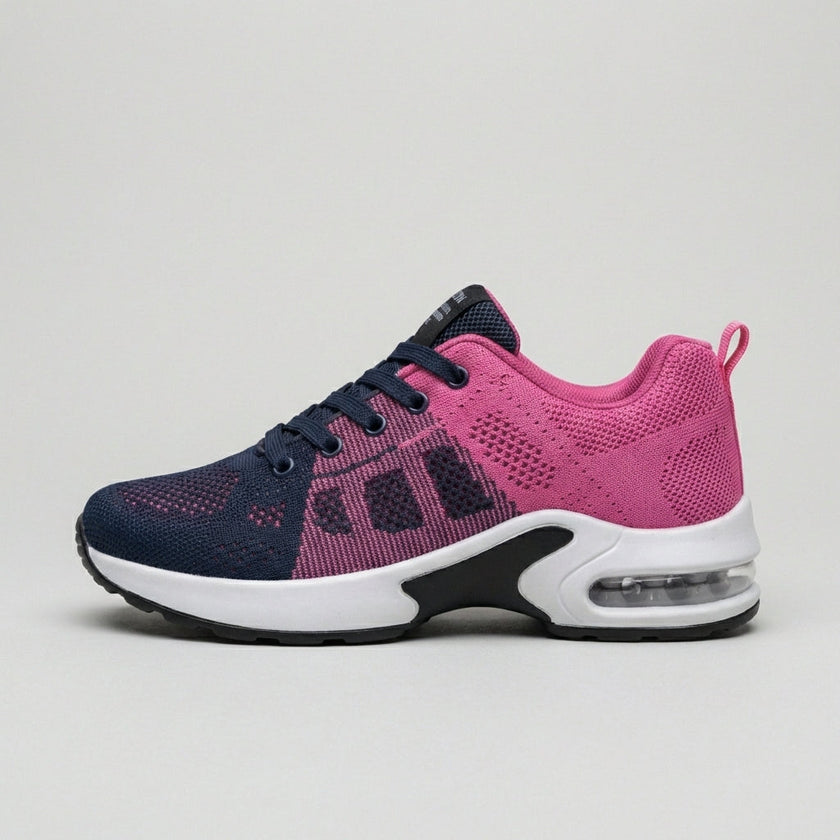 FJØRNA women's orthopedic sneakers with knit upper and arch support, ideal for summer comfort and casual wear.
