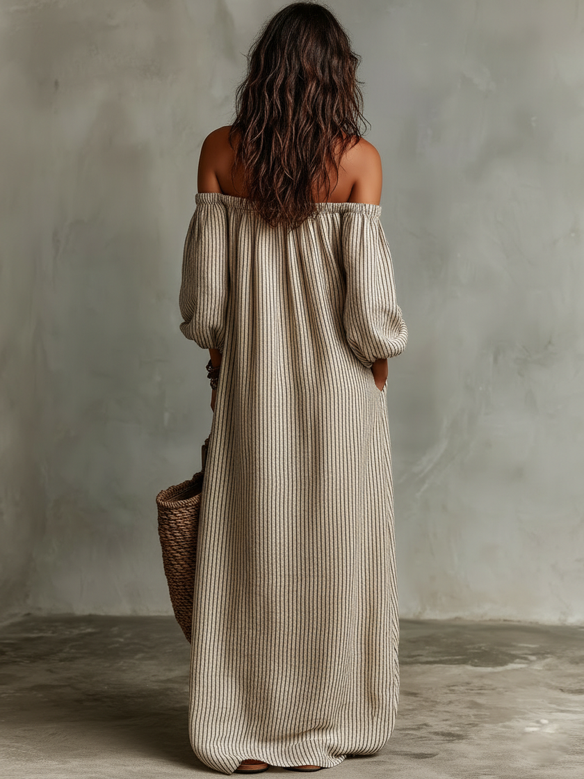 Linen Maxi Dress | Casual Dress