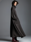 Brown Knit Maxi Dress For Women