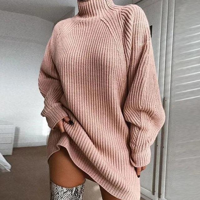 Sophie – Women's Dress | Oversized Chic Sweater Dress for Winter - 6