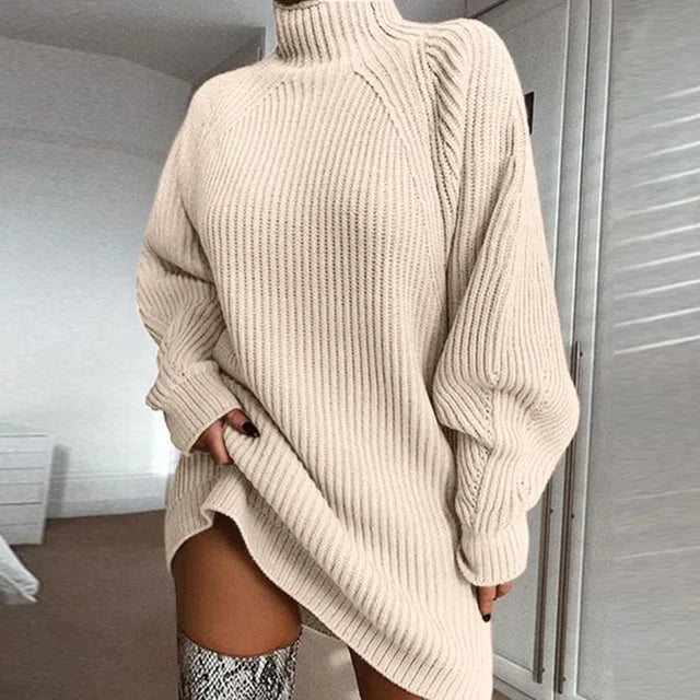 Sophie – Women's Dress | Oversized Chic Sweater Dress for Winter - 5