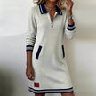 Chic Long Sleeve Cotton Dress | Women's Mini, Midi & Maxi Dress