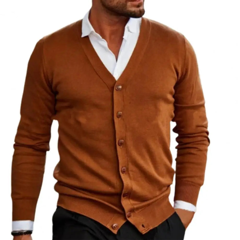 Mason – Men's Cardigan Knitted Slim Fit | Sweater Coat 1