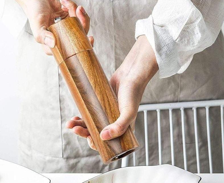 Rheta - Salt and Pepper Mill set made of Acacia Wood
