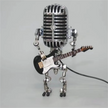 Dimmable Table Lamp with Guitar Design
