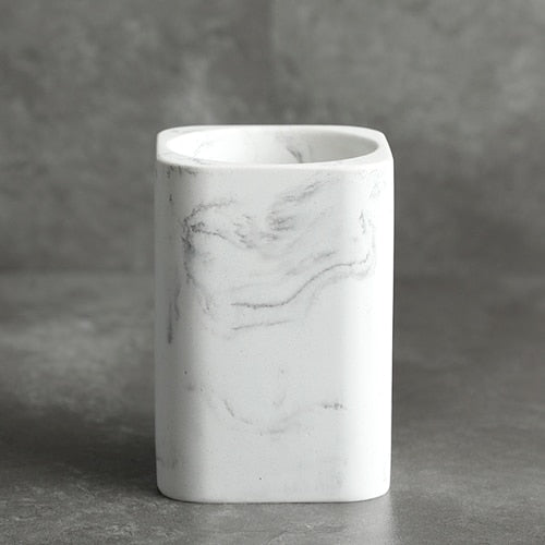 Bobby | Elegant Marble Bathroom Set