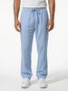 Men's linen trousers by FJØRNA with a relaxed fit, breathable fabric, ideal for summer wear.