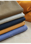 FJØRNA women's linen blend high waist elastic shorts, lightweight pants, soft fabric, perfect for casual summer wear.