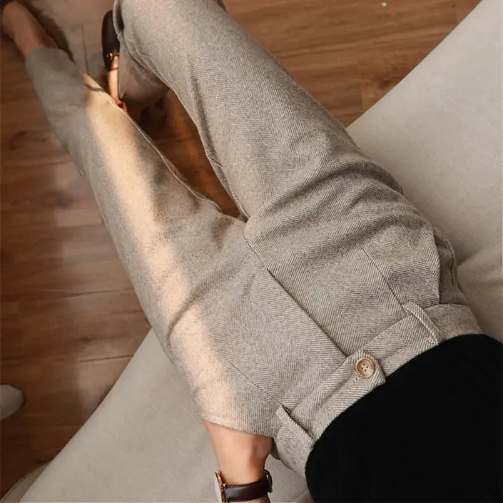 Raena - Premium Tailored Wool Trousers