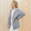 Soft Cashmere Cardigan Ivory - 12