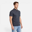 Men's FJØRNA short sleeve Henley shirt in soft cotton with a slim fit, casual style, and buttoned neckline.