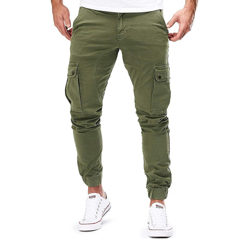 FJØRNA men's cargo pants with functional pockets and ample storage, designed for durability and practical outdoor wear.