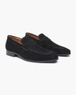 Men's FJØRNA suede slip-on shoes featuring a comfortable design and classic loafer style, ideal for casual and smart outfits.