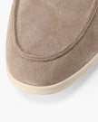 FJØRNA men's suede moccasins with supportive insole, stylish casual shoes for comfortable everyday wear.