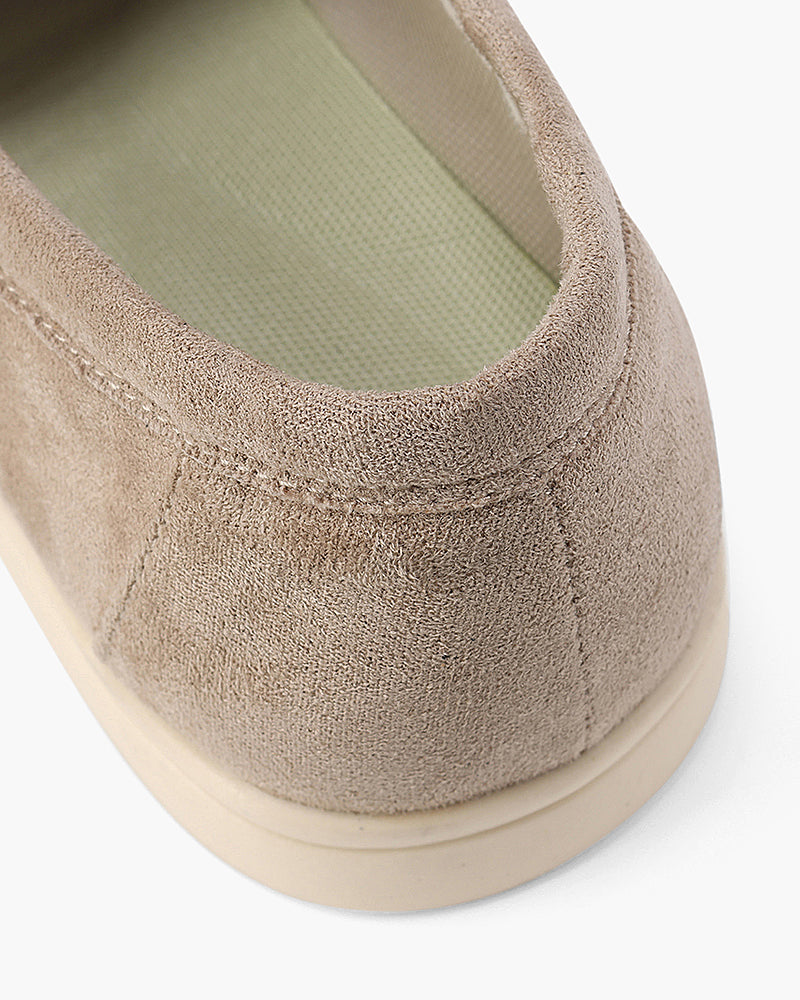 FJØRNA men's suede moccasins with supportive insole, stylish and comfortable men's shoes for casual wear.