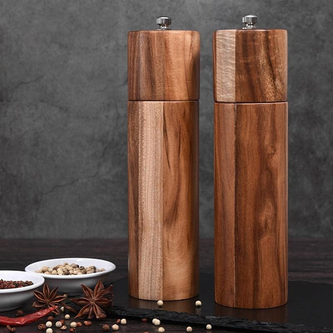 Rheta - Salt and Pepper Mill set made of Acacia Wood