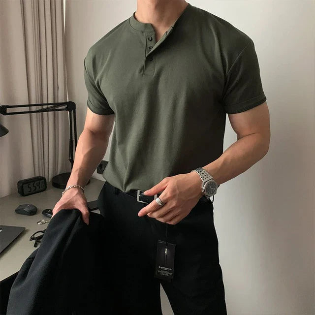 James | OLD MONEY Cotton Polo Shirt