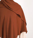 Brun Instant Khimar Headscarf
