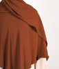 Brun Instant Khimar Headscarf