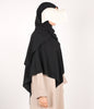 Instant Black Khimar Headscarf