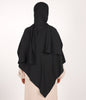 Instant Black Khimar Headscarf