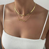 Lily | Herringbone Necklace