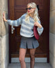 Linde | Women's Striped Knit Sweater